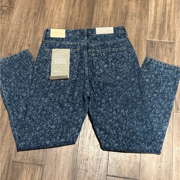 Everlane - The 90’s Cheeky Jean - Dark Painterly Strokes - Picture 5 of 11